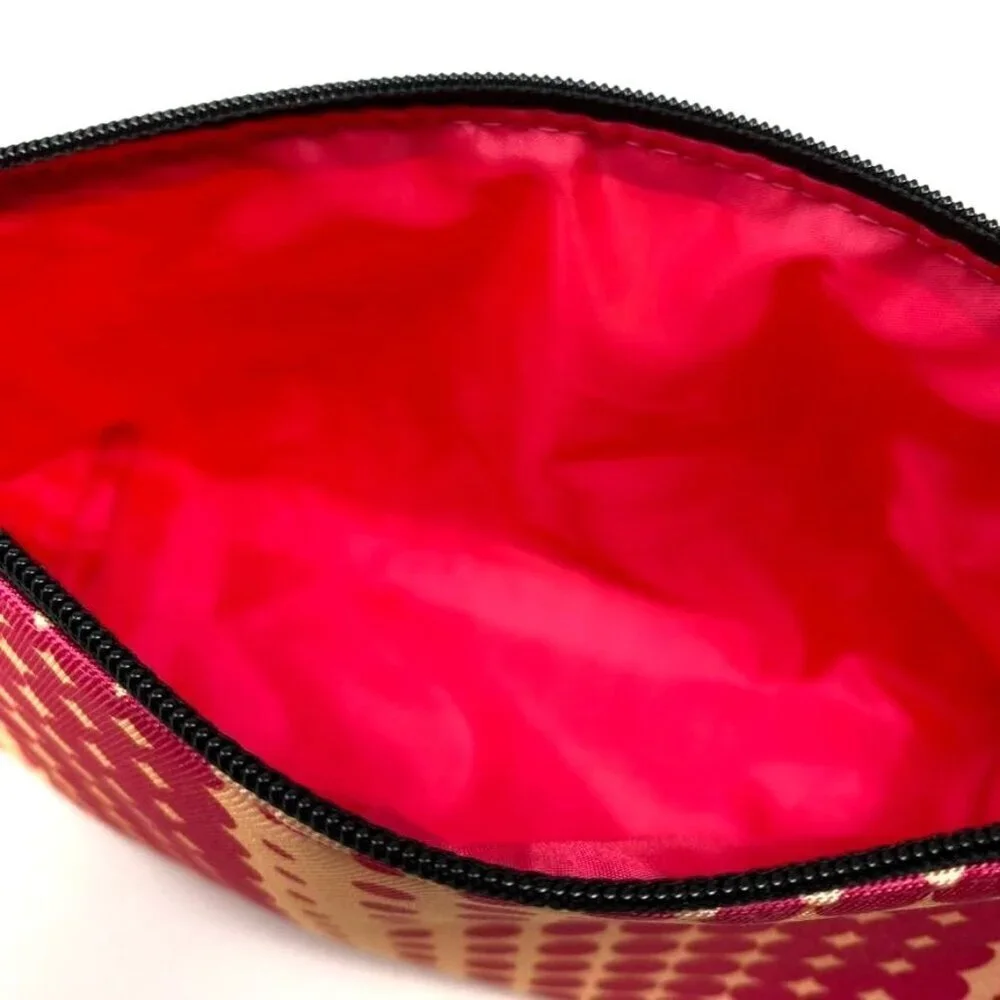 Clinique Makeup Cosmetics Bag Zip Top 9.5in x 5.5in x 3in Travel NWT